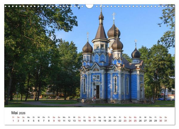 Produktbild: Baltische L&auml;nder (Wandkalender 2026 DIN A3 quer), CALVENDO Monatskalender