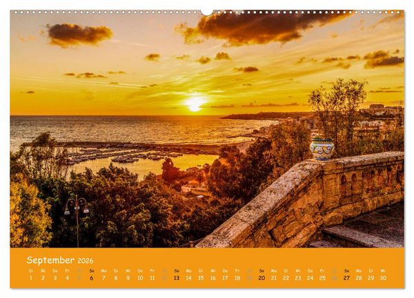 Produktbild: Traumhaftes Sizilien (hochwertiger Premium Wandkalender 2026 DIN A2 quer), Kunstdruck in Hochglanz