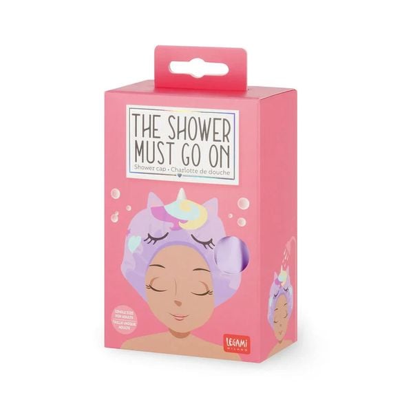 Produktbild: Legami Duschhaube - The Shower Must Go On - Einhorn