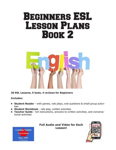 Produktbild: Beginners ESL Lesson Plans Book 2