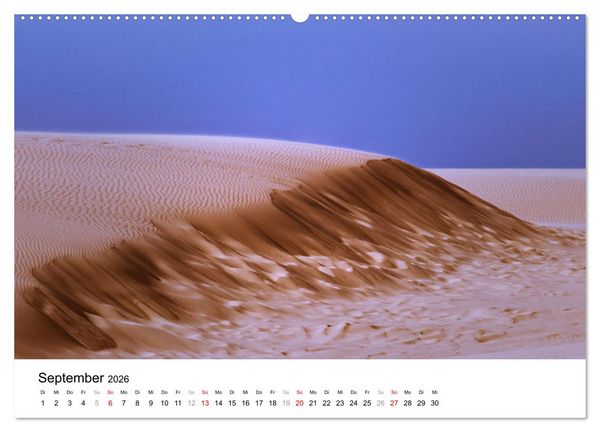 Produktbild: D&uuml;nenmomente - Ein Tag in den D&uuml;nen Nordj&uuml;tlands (hochwertiger Premium Wandkalender 2026 DIN A2 quer), Kunstdruck in Hochglanz