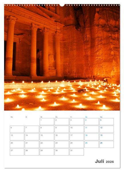 Produktbild: Jordanien ein Schatz im Orient (Wandkalender 2026 DIN A2 hoch), CALVENDO Monatskalender