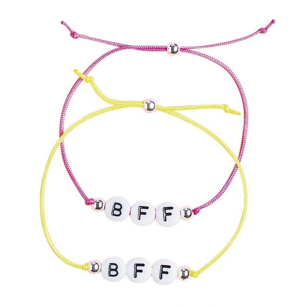 Produktbild: Freundschaftsarmb&auml;nder in Neonfarben &ndash; Bastel-Set f&uuml;r Kinder (13 Schmuckst&uuml;cke)