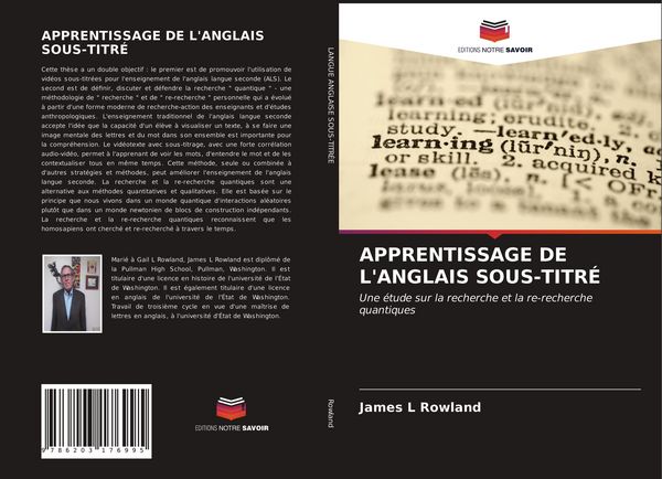 Produktbild: APPRENTISSAGE DE L'ANGLAIS SOUS-TITR&Eacute;