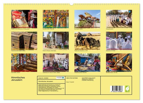 Produktbild: Himmlisches Jerusalem (hochwertiger Premium Wandkalender 2027 DIN A2 quer), Kunstdruck in Hochglanz