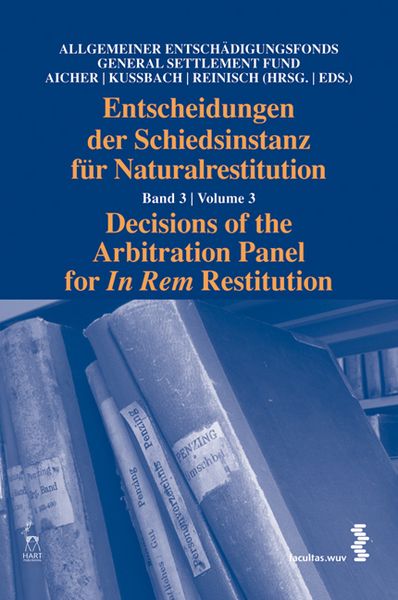 Produktbild: Entscheidungen der Schiedsinstanz f&uuml;r Naturalrestitution