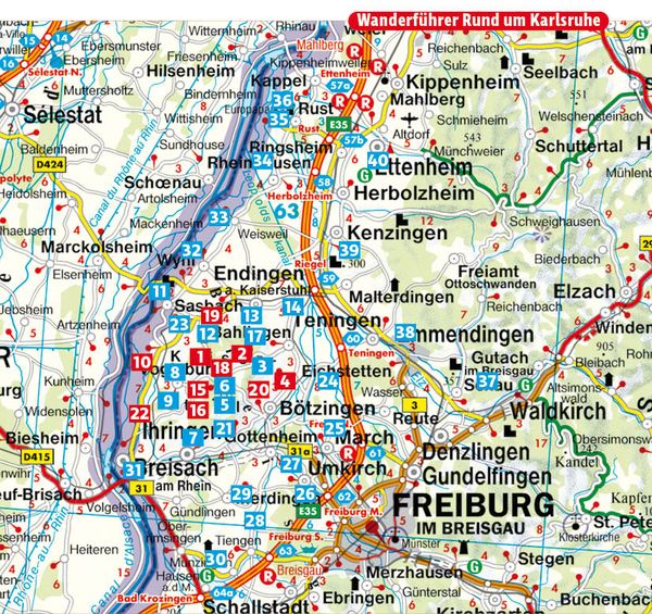 Produktbild: ROTHER Wanderf&uuml;hrer Kaiserstuhl