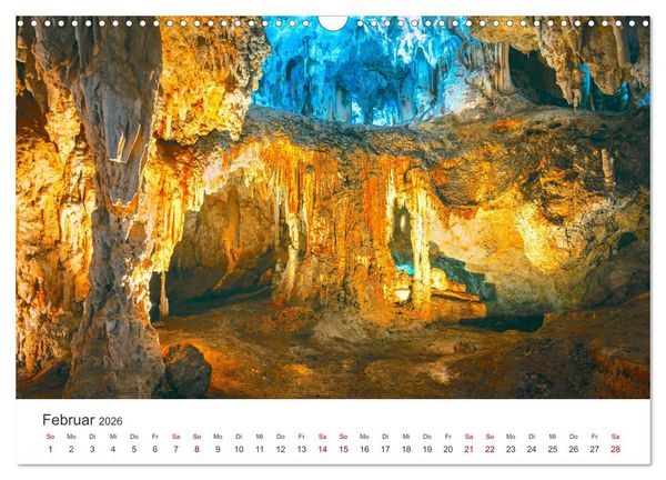 Produktbild: H&ouml;hlen - Eine Abenteuerreise ins Unbekannte. (Wandkalender 2026 DIN A3 quer), CALVENDO Monatskalender