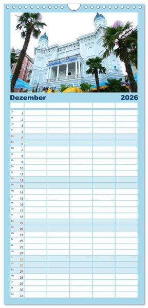Produktbild: Familienplaner 2026 - Tr&auml;umen von Istrien mit 5 Spalten (Wandkalender, 21 x 45 cm) CALVENDO