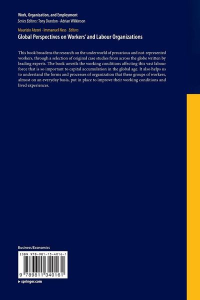 Produktbild: Global Perspectives on Workers' and Labour Organizations