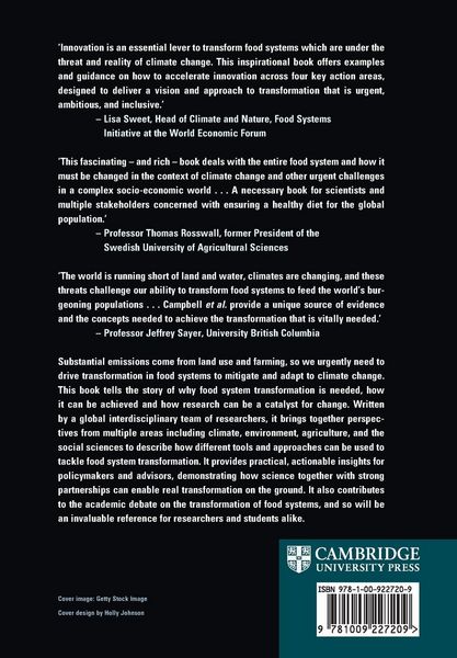 Produktbild: Transforming Food Systems Under Climate Change through Innovation
