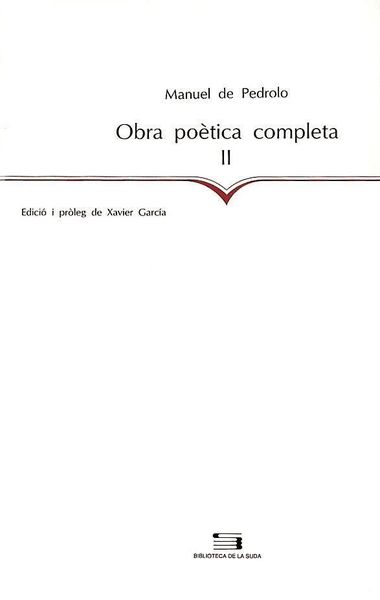 Produktbild: Obra po&egrave;tica completa, II