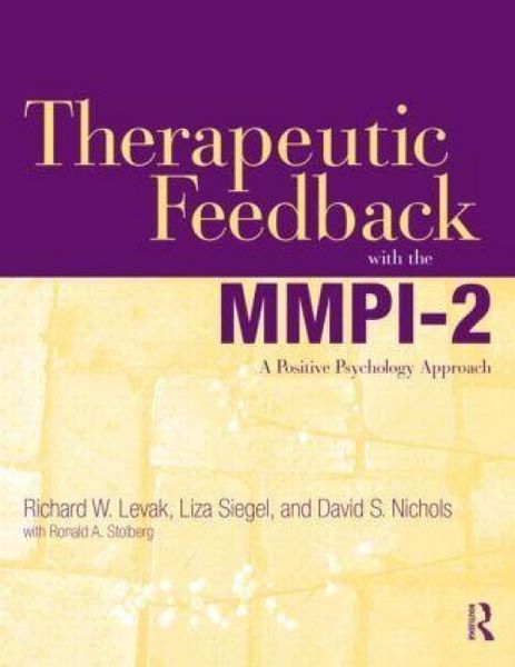Produktbild: Therapeutic Feedback with the MMPI-2