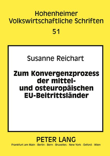 Produktbild: Zum Konvergenzprozess der mittel- und osteurop&auml;ischen EU-Beitrittsl&auml;nder