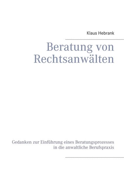 Produktbild: Beratung von Rechtsanw&auml;lten