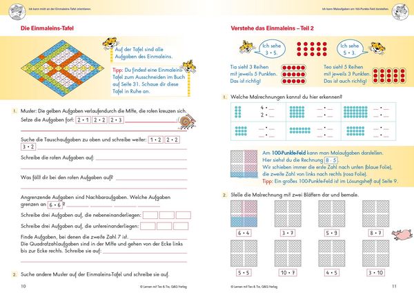 Produktbild: Lernen mit Teo und Tia Mathematik &ndash; Einmaleins-Trainer &ndash; 2. Klasse Volksschule