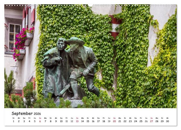 Produktbild: Gr&uuml;&szlig;e aus Innsbruck (Wandkalender 2026 DIN A2 quer), CALVENDO Monatskalender