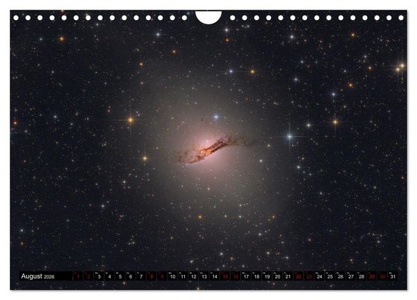 Produktbild: Galaxien im Universum (Wandkalender 2026 DIN A4 quer), CALVENDO Monatskalender