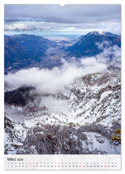 Produktbild: Garmisch-Partenkirchen und die faszinierende Bergwelt der Alpen (hochwertiger Premium Wandkalender 2026 DIN A2 hoch), Kunstdruck in Hochglanz