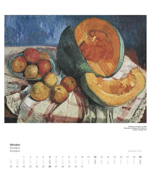 Produktbild: Paula Modersohn-Becker 2025 - Kunstkalender - Wandkalender