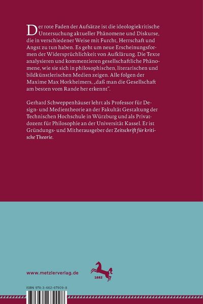 Produktbild: Angst und Aufkl&auml;rung
