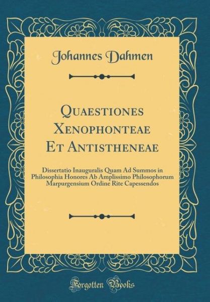 Produktbild: Lat-Quaestiones Xenophonteae E
