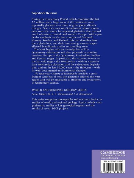 Produktbild: The Quaternary History of Scandinavia