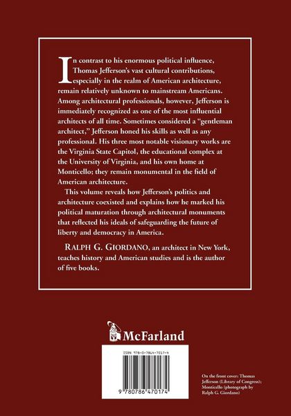 Produktbild: The Architectural Ideology of Thomas Jefferson