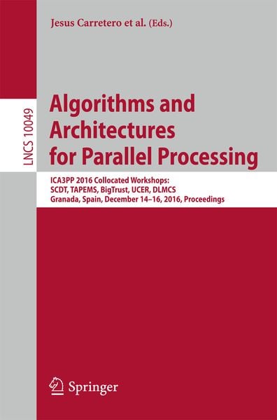 Produktbild: Algorithms and Architectures for Parallel Processing