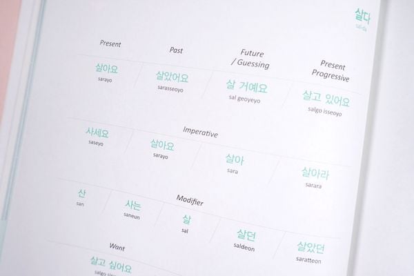 Produktbild: The Korean Verbs Guide