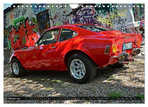 Produktbild: Opel GT 1900 AL Eine deutsche Sportwagenlegende (Wandkalender 2026 DIN A4 quer), CALVENDO Monatskalender