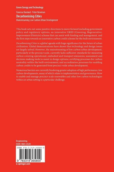 Produktbild: Decarbonising Cities