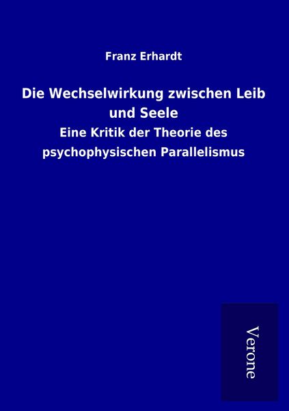 Produktbild: Die Wechselwirkung zwischen Leib und Seele
