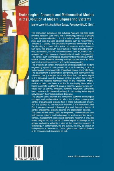 Produktbild: Technological Concepts and Mathematical Models in the Evolution of Modern Engineering Systems