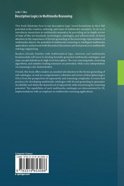 Produktbild: Description Logics in Multimedia Reasoning