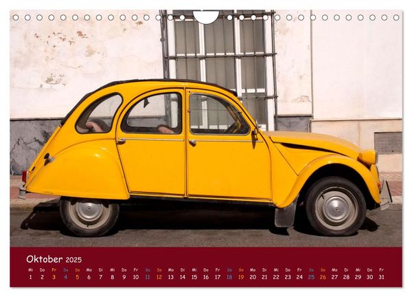 Produktbild: Citroen 2 CV Kult um die Ente (Wandkalender 2025 DIN A4 quer), CALVENDO Monatskalender