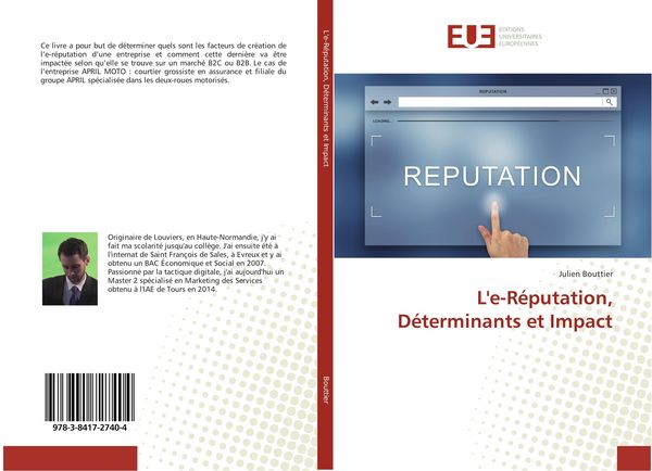 Produktbild: L'e-R&eacute;putation, D&eacute;terminants et Impact