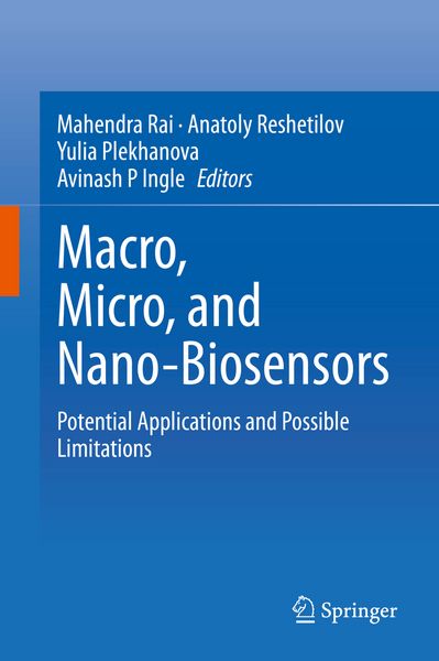 Produktbild: Macro, Micro, and Nano-Biosensors