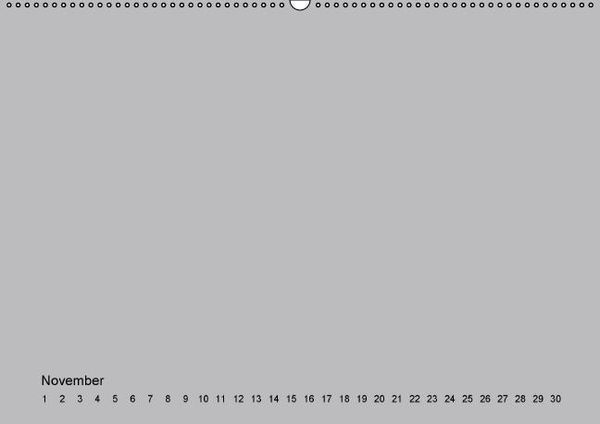 Produktbild: Geburtstags - Bastelkalender - Grau (Wandkalender immerw&auml;hrend DIN A2 quer)