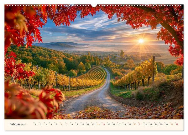 Produktbild: Wein - Tradition &middot; Kellerkunst &middot; Herkunft (hochwertiger Premium Wandkalender 2027 DIN A2 quer), Kunstdruck in Hochglanz