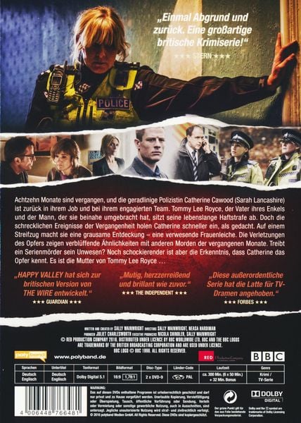 Produktbild: Happy Valley - In einer kleinen Stadt - Staffel 2 [2 DVDs]
