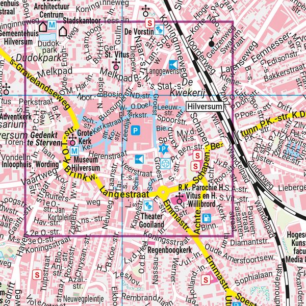 Produktbild: freytag & berndt Stadtplan Hilversum / 't Gooi 1:20.000