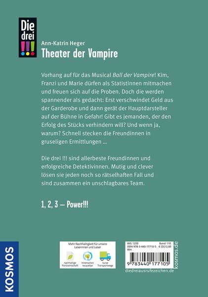 Produktbild: Die drei !!!, 110, Theater der Vampire