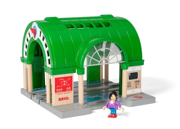 Produktbild: BRIO World - Gro&szlig;er Hauptbahnhof mit Ticketautomat