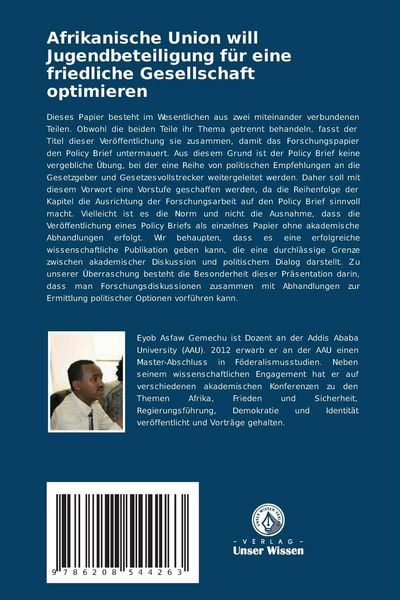 Produktbild: Afrikanische Union will Jugendbeteiligung f&uuml;r eine friedliche Gesellschaft optimieren