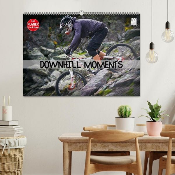 Produktbild: Downhill Moments (Wandkalender 2026 DIN A2 quer), CALVENDO Monatskalender