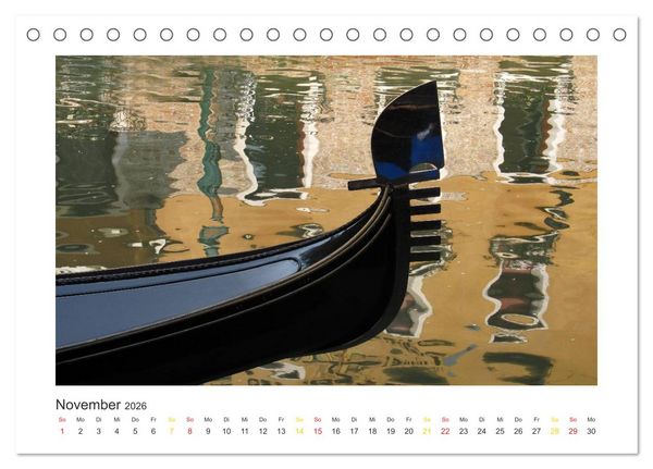 Produktbild: Venedig (Tischkalender 2026 DIN A5 quer), CALVENDO Monatskalender