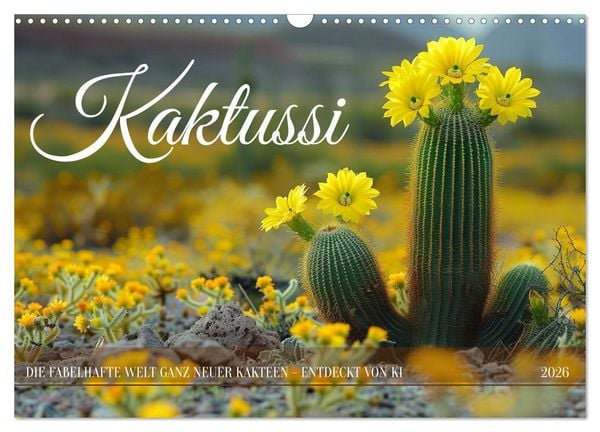 Produktbild: Kaktussi (Wandkalender 2026 DIN A3 quer), CALVENDO Monatskalender