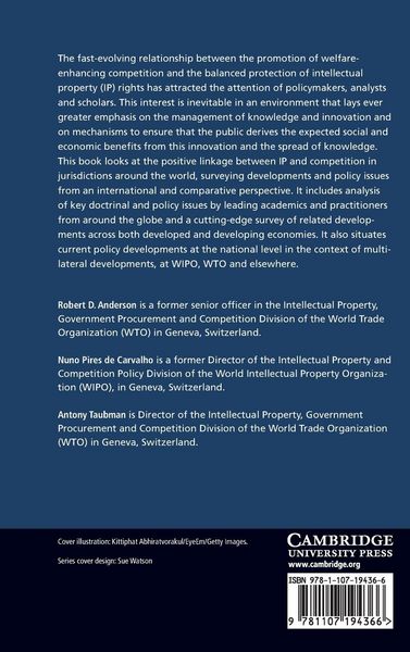 Produktbild: Competition Policy and Intellectual Property in Today's Global Economy