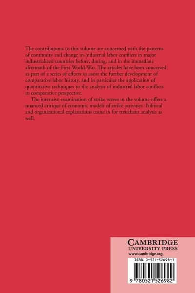 Produktbild: Strikes, Wars, and Revolutions in an International Perspective